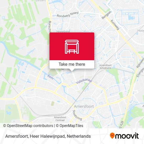 Amersfoort, Heer Halewijnpad map