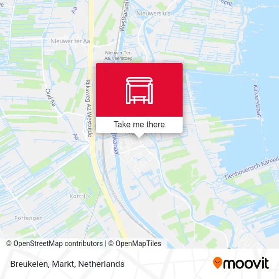 Breukelen, Markt map