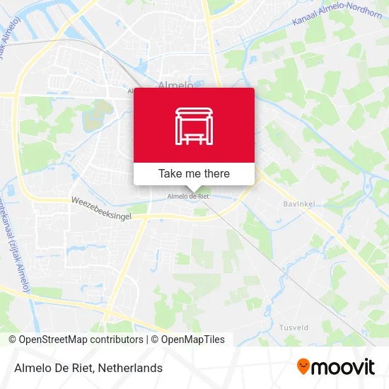 Almelo De Riet map