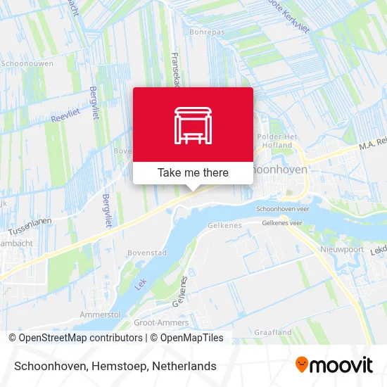 Schoonhoven, Hemstoep map