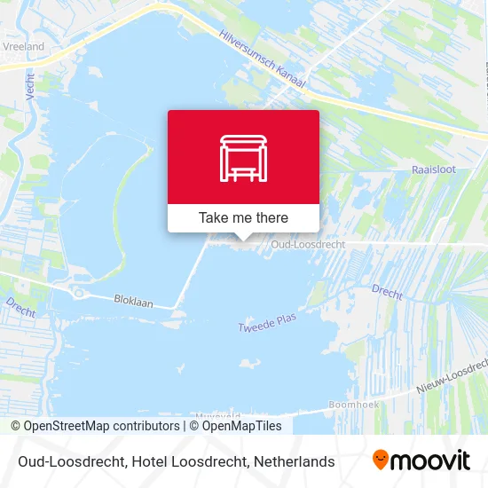 Oud-Loosdrecht, Hotel Loosdrecht map