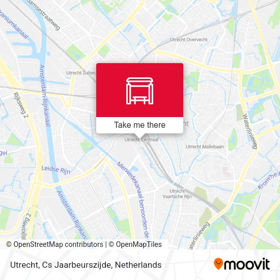 Utrecht, Cs Jaarbeurszijde map