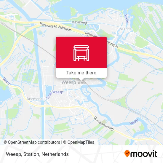 Weesp, Station map