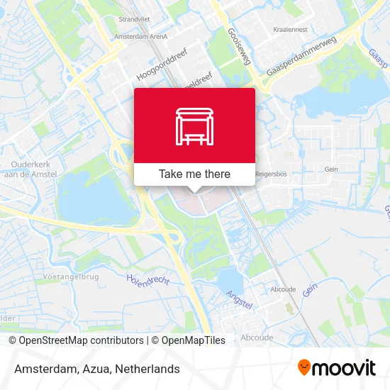 Amsterdam, Azua map