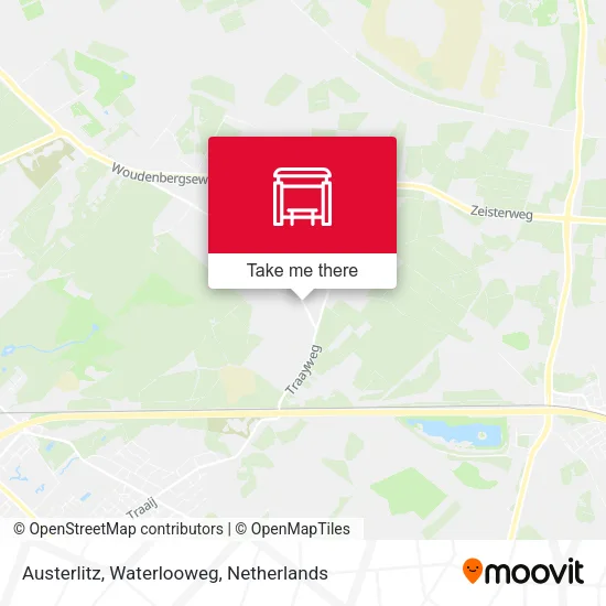 Austerlitz, Waterlooweg map