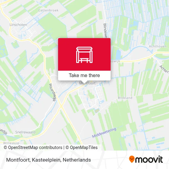 Montfoort, Kasteelplein map