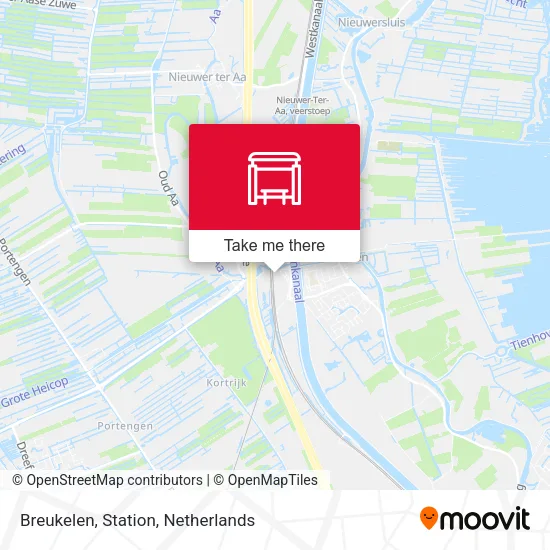 Breukelen, Station map