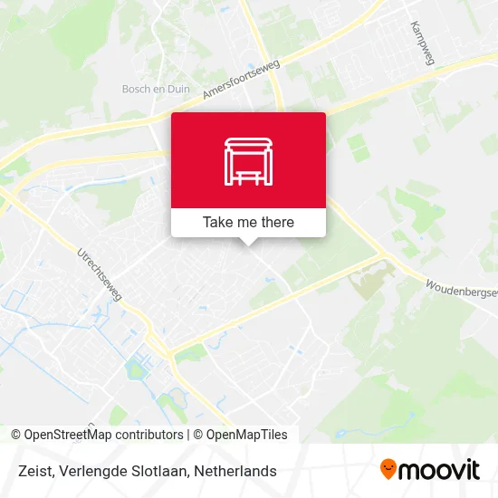 Zeist, Verlengde Slotlaan map