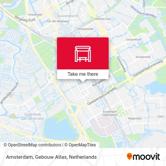 Amsterdam, Gebouw Atlas map