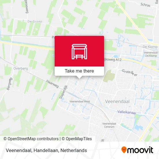Veenendaal, Handellaan map