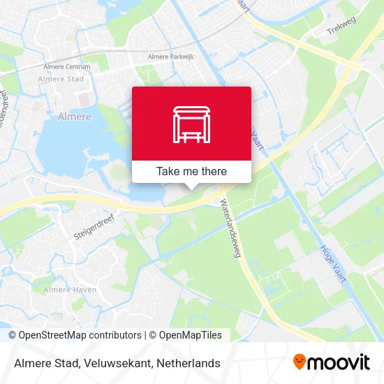 Almere Stad, Veluwsekant map