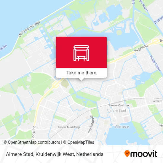 Almere Stad, Kruidenwijk West map