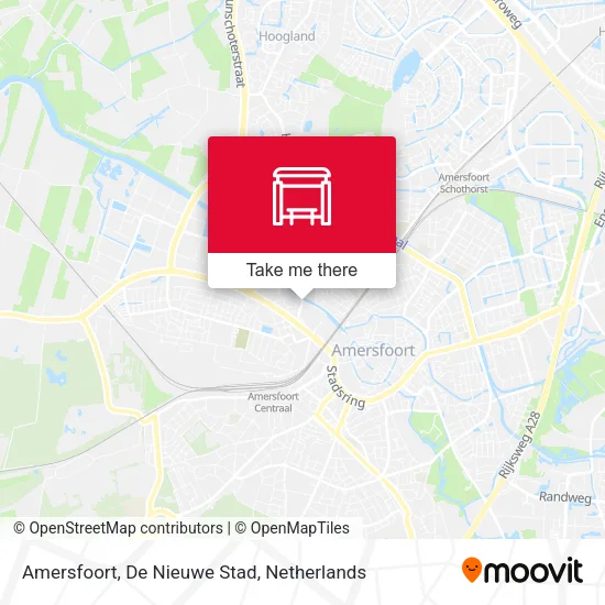 Amersfoort, De Nieuwe Stad map
