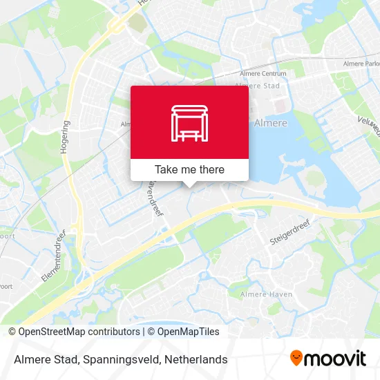 Almere Stad, Spanningsveld map