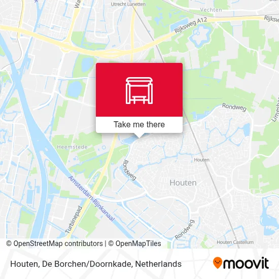 Houten, De Borchen/Doornkade map