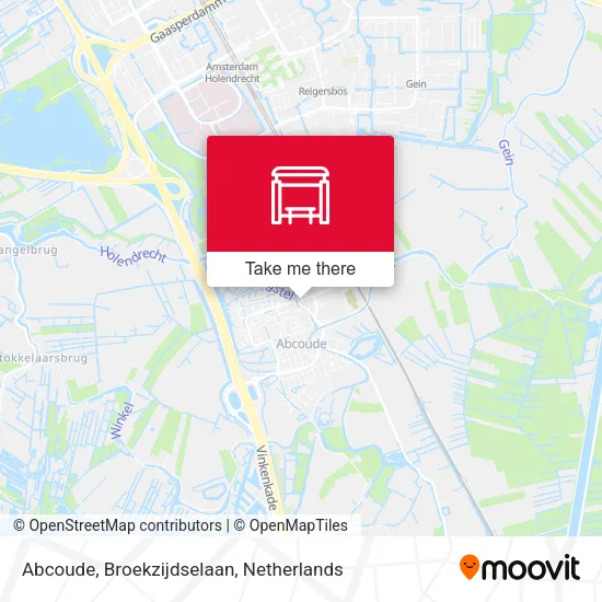 Abcoude, Broekzijdselaan map