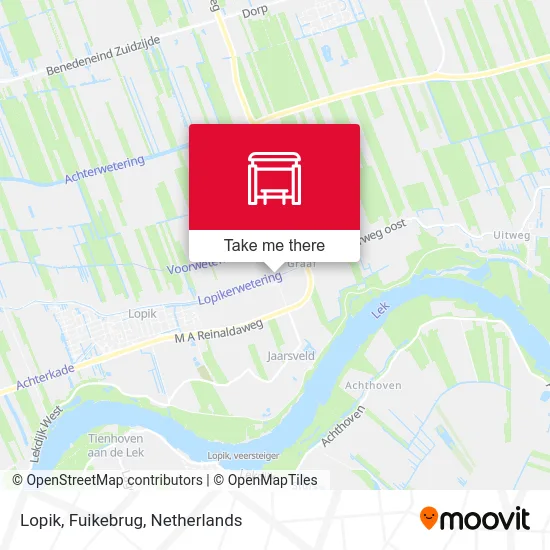 Lopik, Fuikebrug map