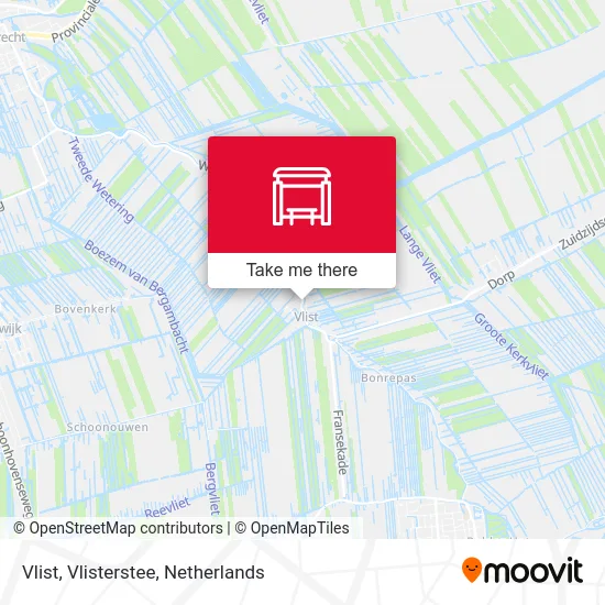 Vlist, Vlisterstee map