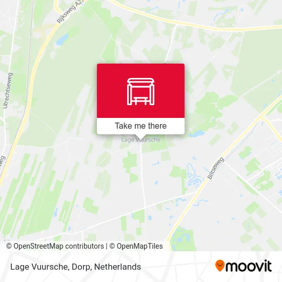 Lage Vuursche, Dorp map