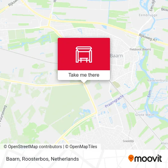 Baarn, Roosterbos map
