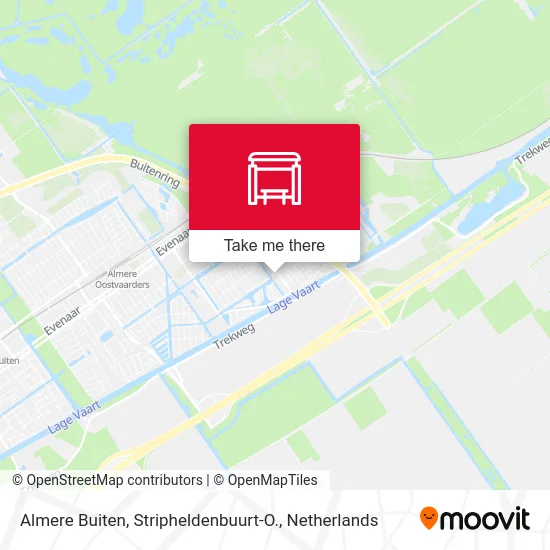 Almere Buiten, Stripheldenbuurt-O. map