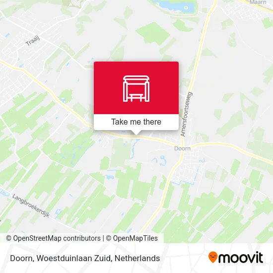 Doorn, Woestduinlaan Zuid map