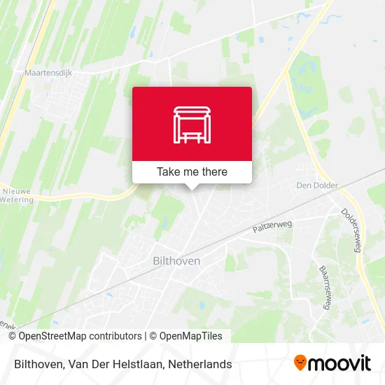 Bilthoven, Van Der Helstlaan Karte