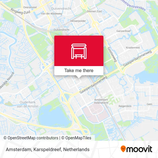 Amsterdam, Karspeldreef map