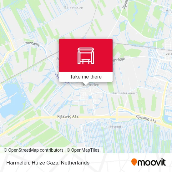 Harmelen, Huize Gaza map