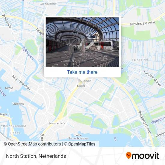 Station Noord map