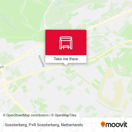 Soesterberg, P+R Soesterberg map