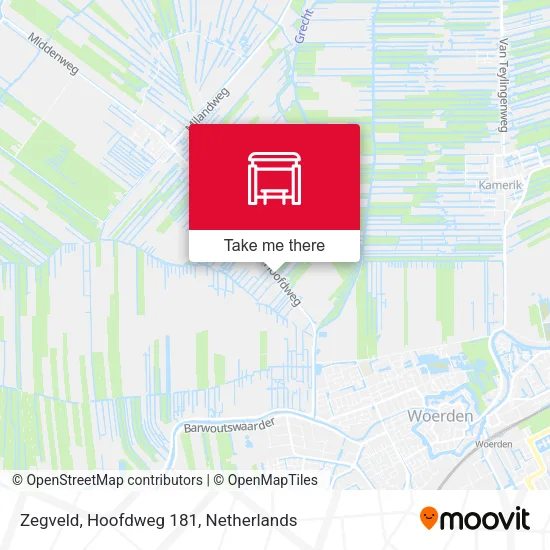 Zegveld, Hoofdweg 181 map