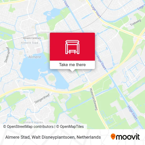 Almere Stad, Walt Disneyplantsoen map