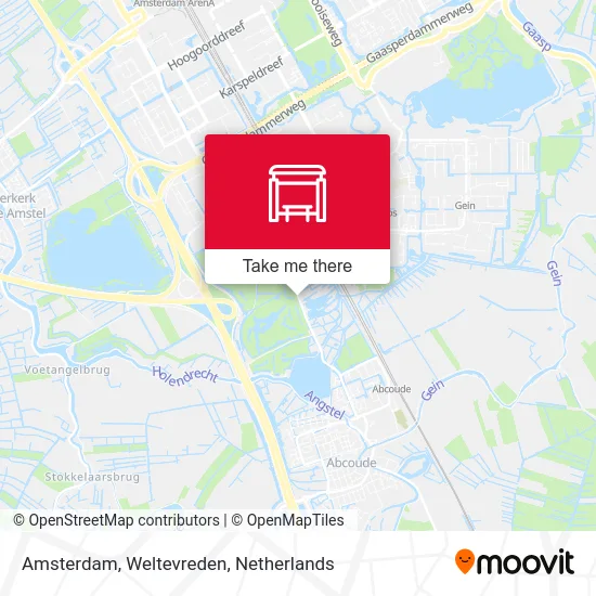 Amsterdam, Weltevreden map