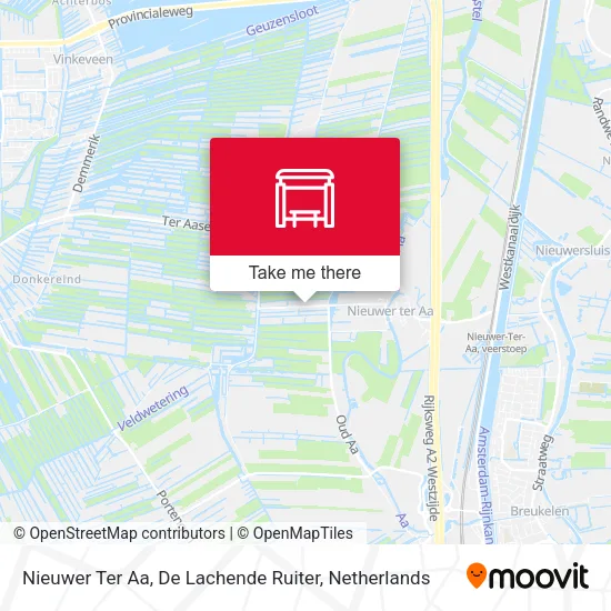 Nieuwer Ter Aa, De Lachende Ruiter Karte