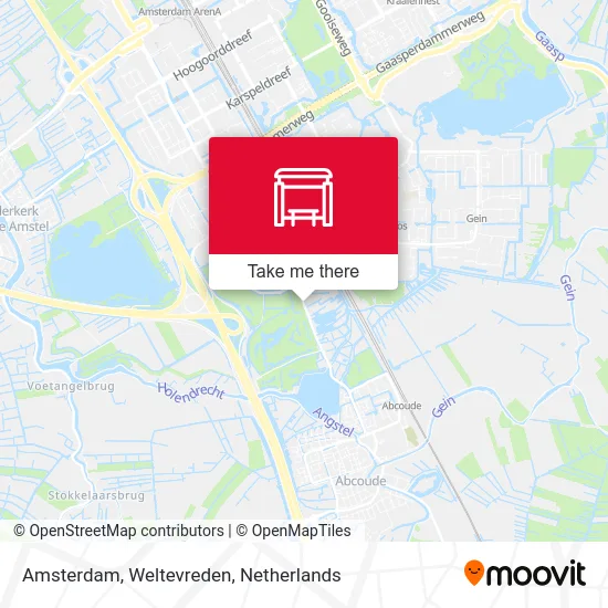 Amsterdam, Weltevreden Karte