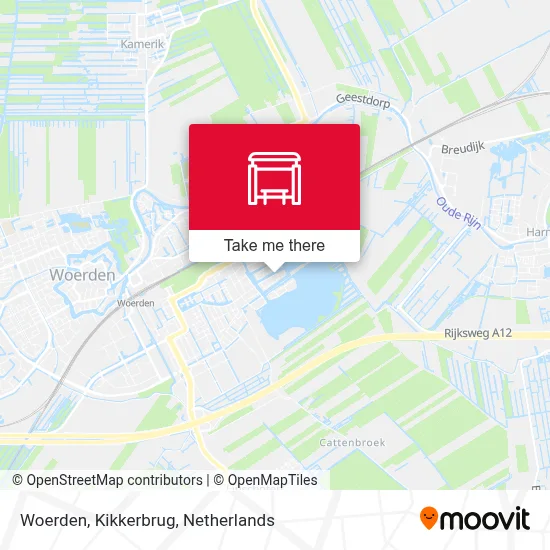 Woerden, Kikkerbrug map