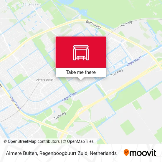 Almere Buiten, Regenboogbuurt Zuid map