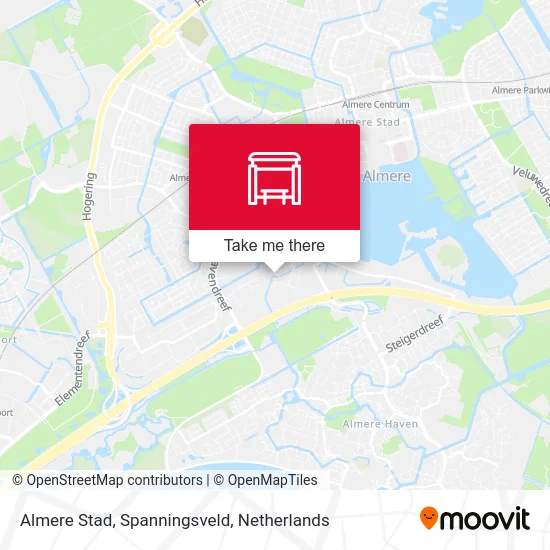Almere Stad, Spanningsveld map