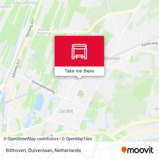 Bilthoven, Duivenlaan map