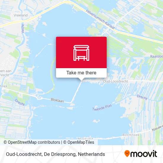 Oud-Loosdrecht, De Driesprong map