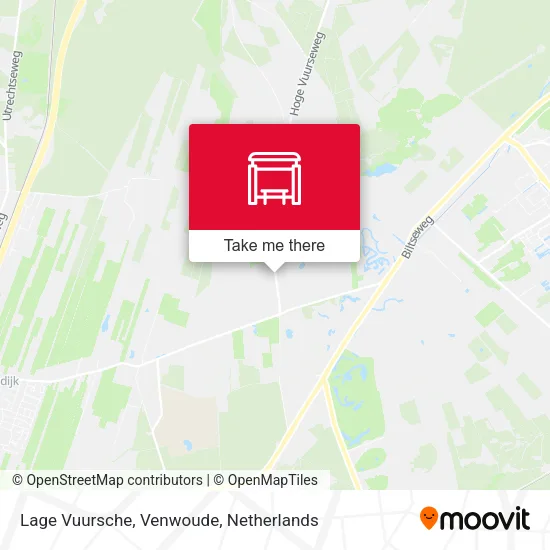 Lage Vuursche, Venwoude map