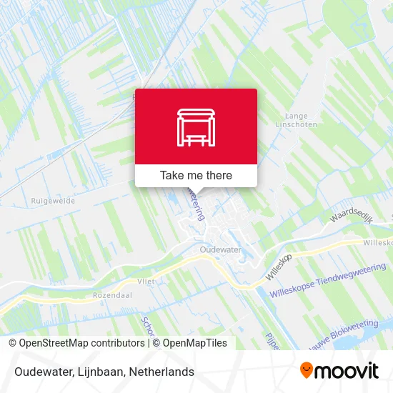 Oudewater, Lijnbaan map