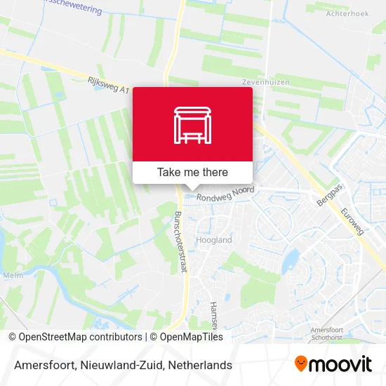 Amersfoort, Nieuwland-Zuid map