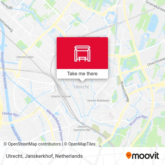 Utrecht, Janskerkhof map