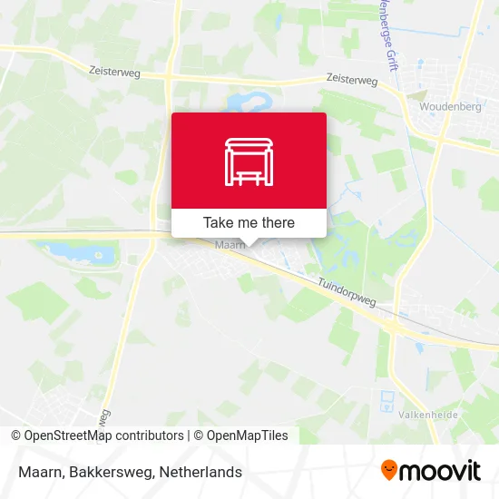 Maarn, Bakkersweg map