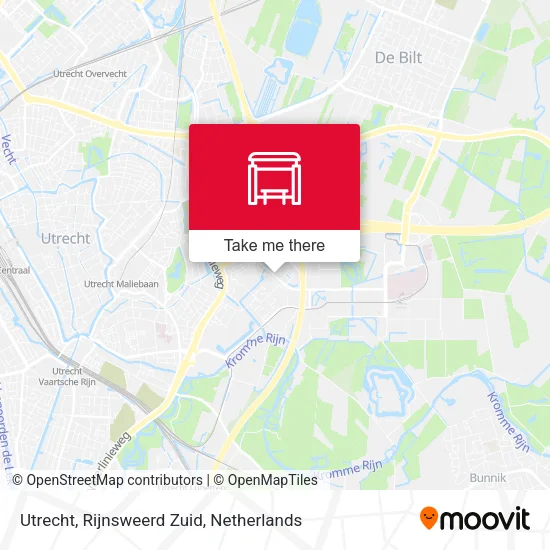 Utrecht, Rijnsweerd Zuid map
