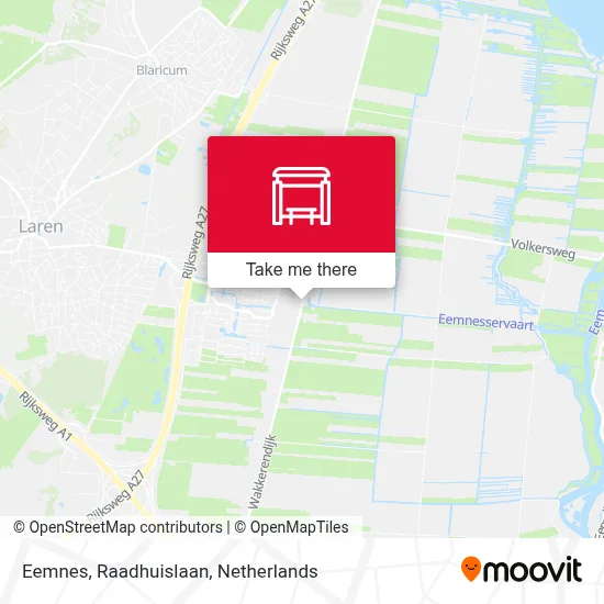 Eemnes, Raadhuislaan map