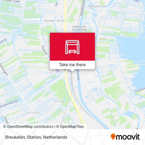 Breukelen, Station map