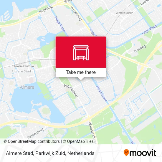 Almere Stad, Parkwijk Zuid map